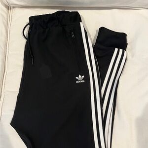 Adidas Kids Black and White Joggers